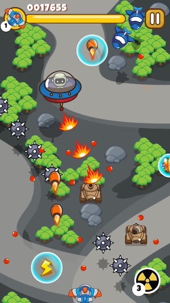 Sky Raiders - Battle Wars Mod ภาพหน้าจอ 1