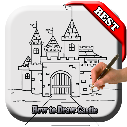 How to Draw Castle - Easy Drawing ภาพหน้าจอ 1