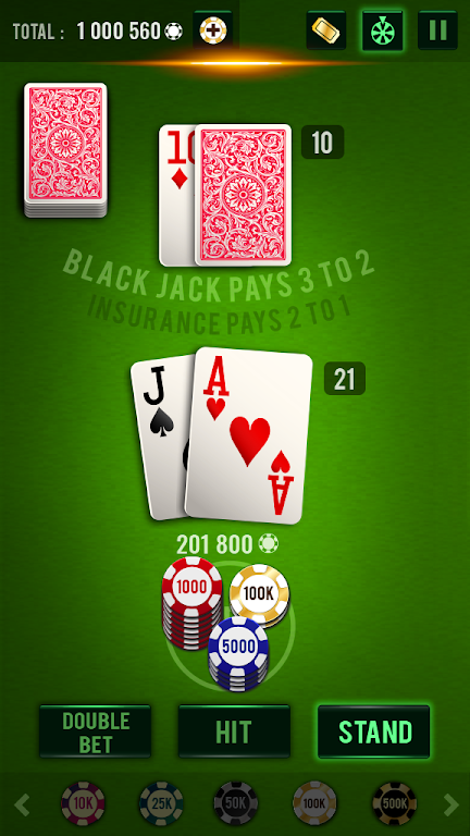 Blackjack 21 - Vegas Casino应用截图第1张