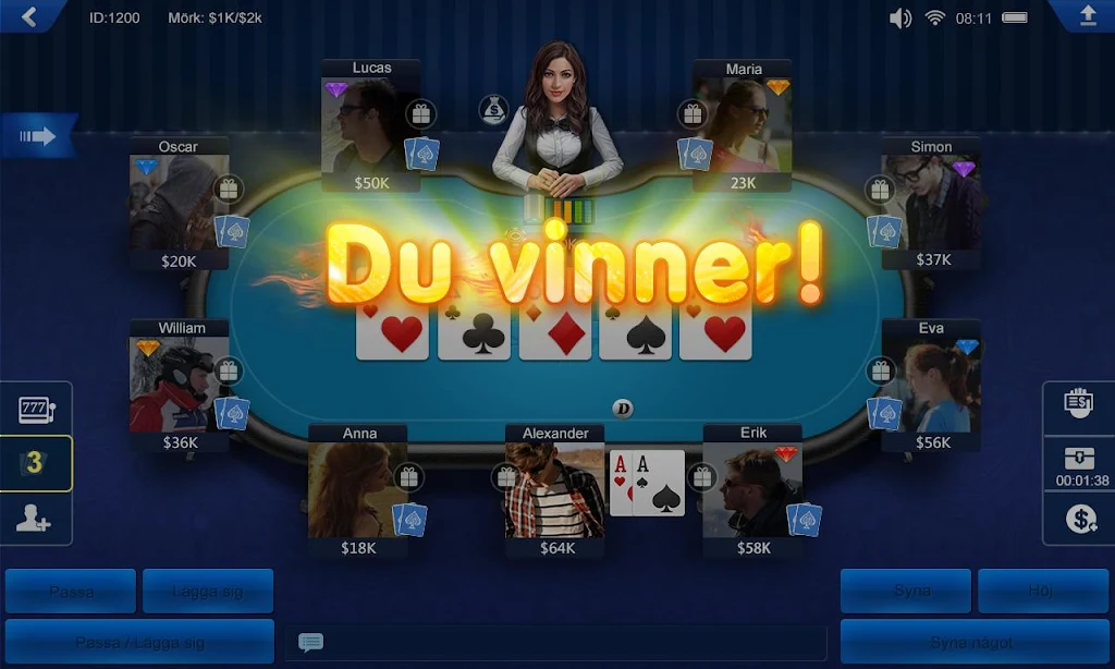 Poker Sverige HD Screenshot 4