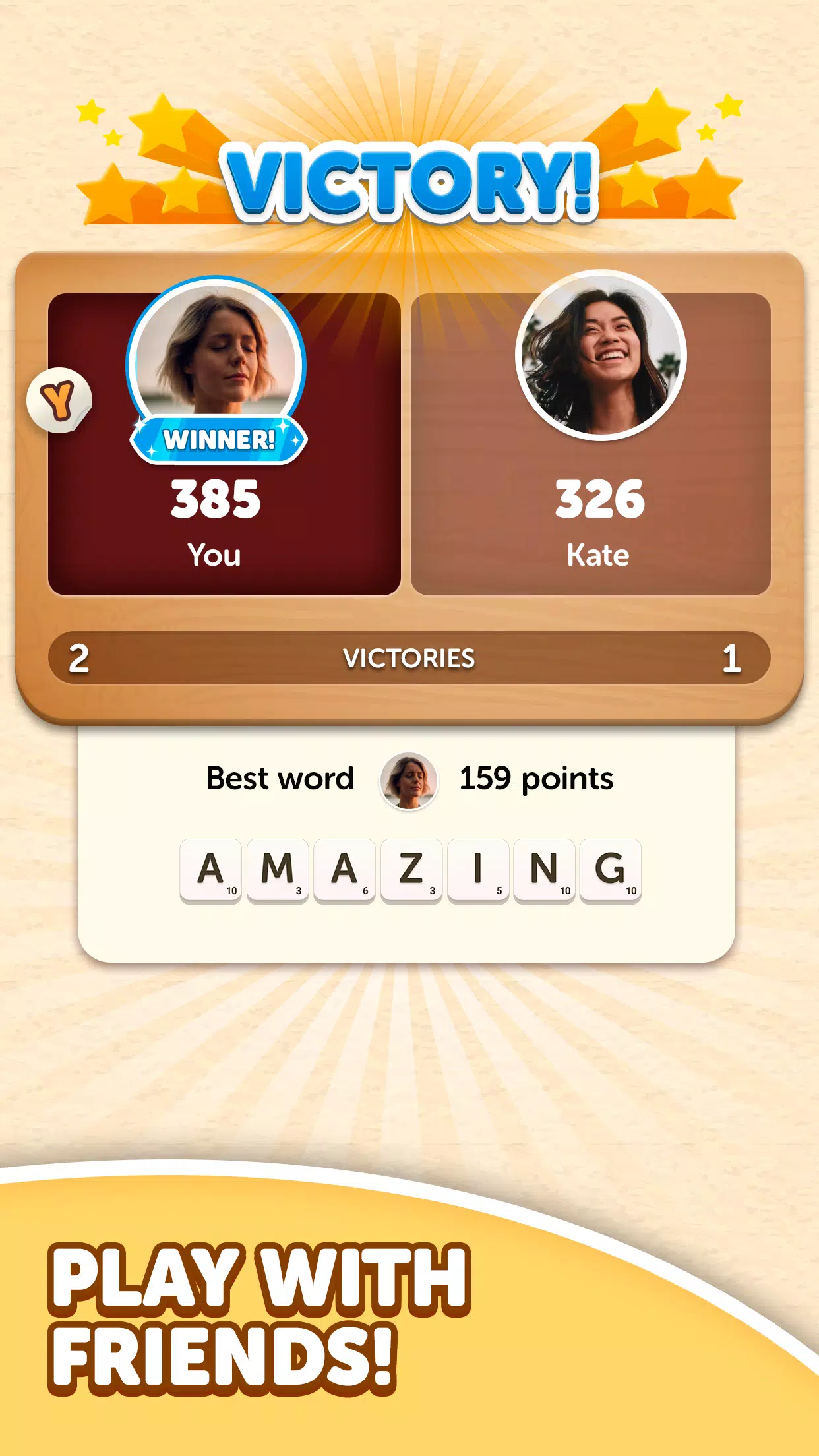 Word Yatzy - Fun Word Puzzler Screenshot 2