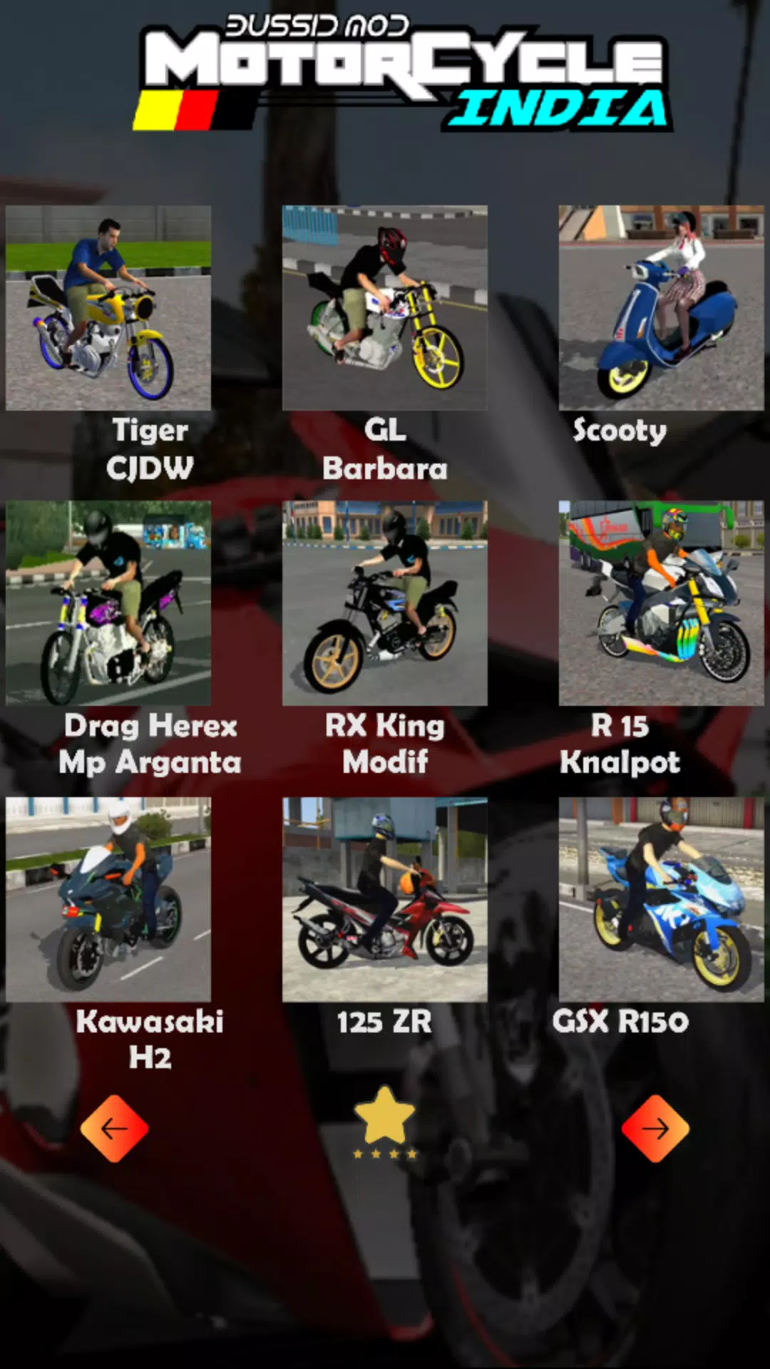 Bussid Mod Motorcycle India應用截圖第4張