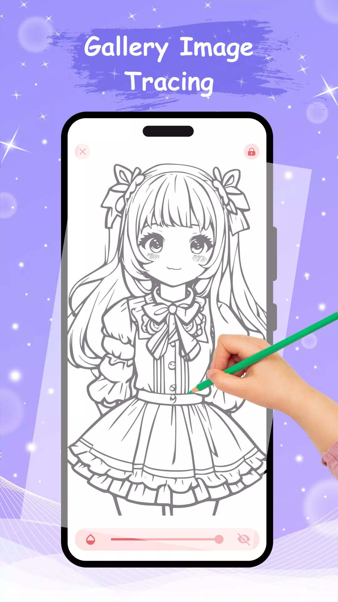 Trace and Sketch Anime Photo Captura de pantalla 4