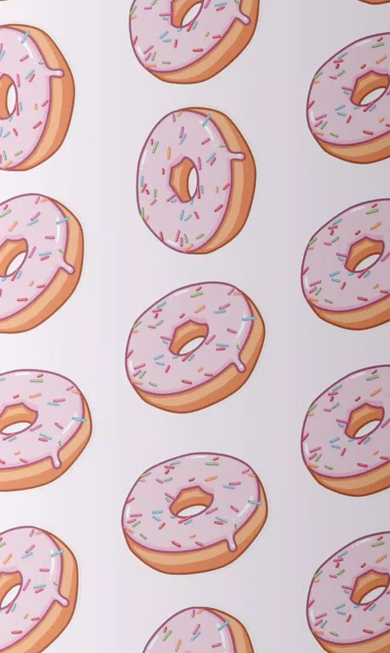 Cute Donut Wallpaper HD 4K Screenshot 3