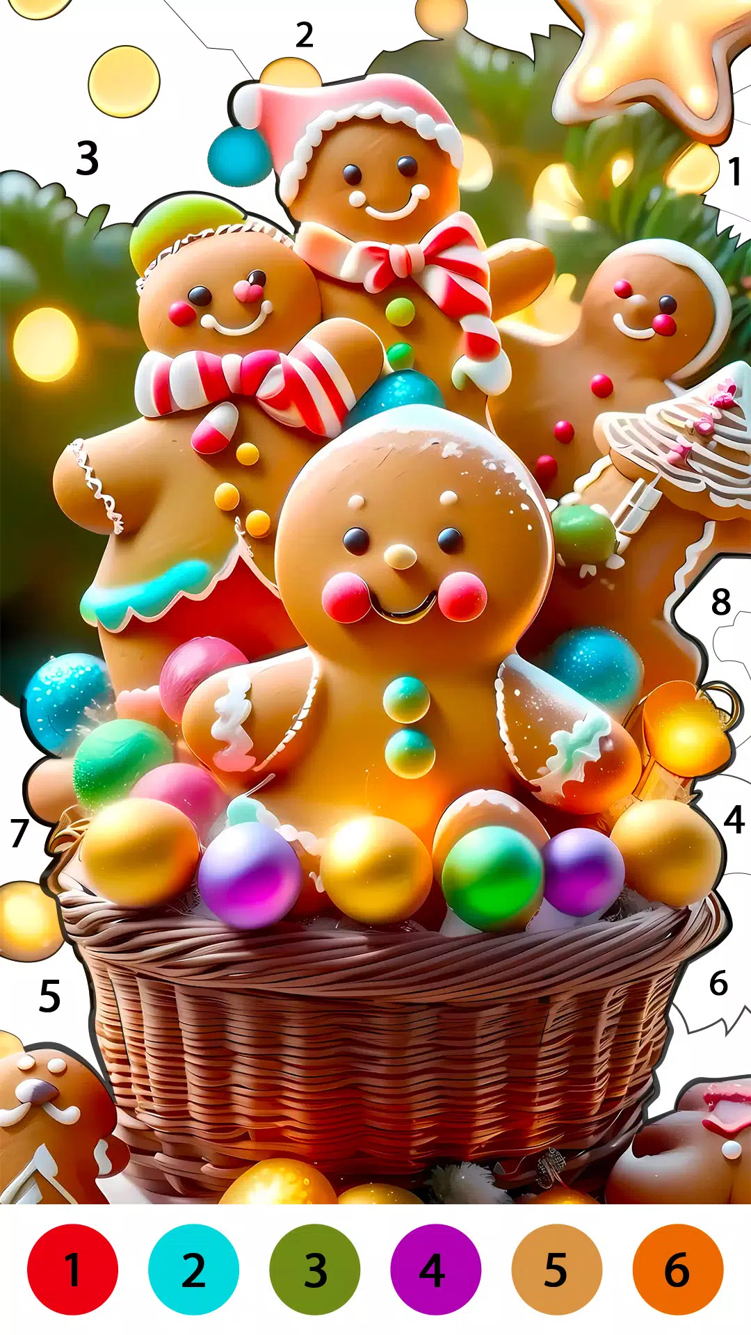 Christmas Cute Coloring Game স্ক্রিনশট 4