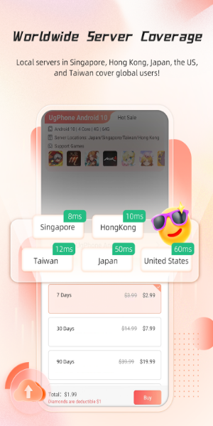 UgPhone - Android Cloud Phone Mod ဖန်သားပြင်ဓာတ်ပုံ 2