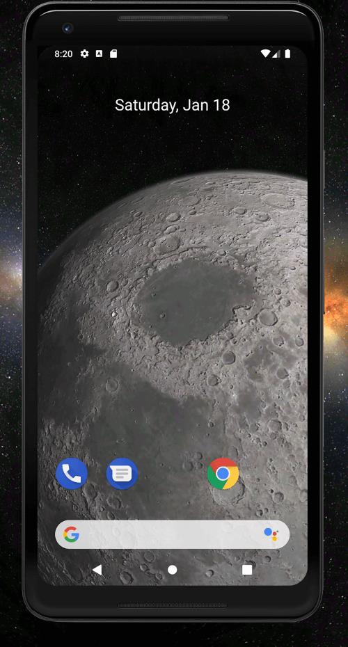 Earth 3D live wallpaper स्क्रीनशॉट 4