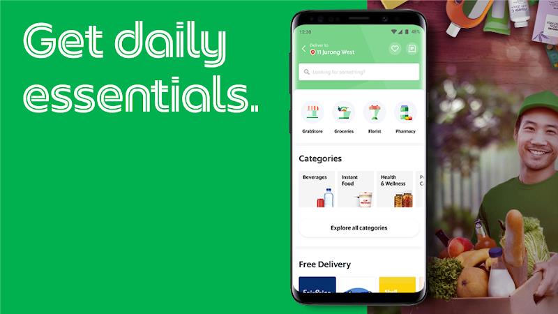 Grab - Taxi & Food Delivery ဖန်သားပြင်ဓာတ်ပုံ 4