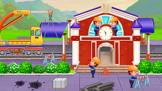 Truck wash train builder game应用截图第3张