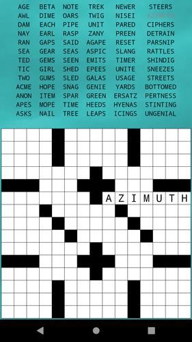 Drag-n-Drop Crossword Fill-Ins Ekran Görüntüsü 3