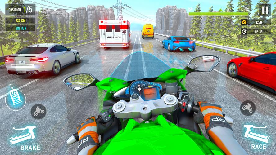 Moto Traffic Bike Race Game 3d Ảnh chụp màn hình 4