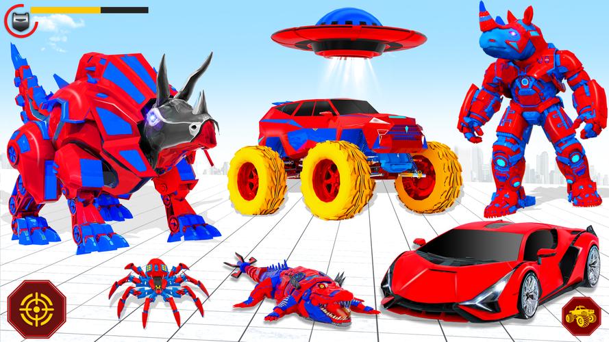 Rhino Robot Car Transformation Tangkapan skrin 4