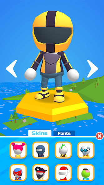 Do Not Fall .io Mod Ảnh chụp màn hình 1