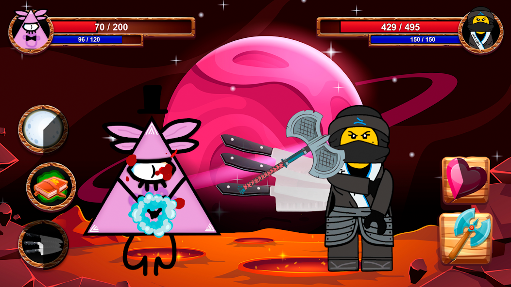 Schermata Cartoon Battle Mod 4
