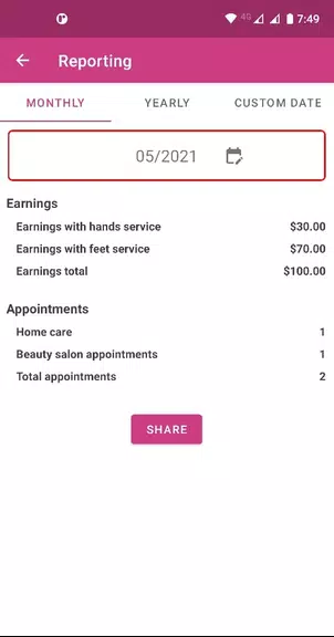 Agenda para Manicure App Скриншот 3