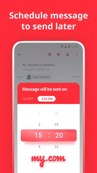 myMail 電子郵件應用: QQ 郵箱 & 谷歌郵箱應用截圖第2張