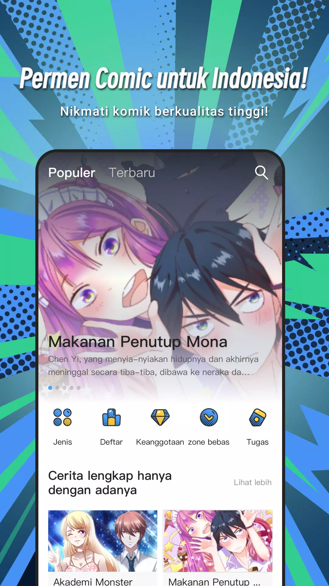 Permen Comic for Indonesia Ảnh chụp màn hình 1