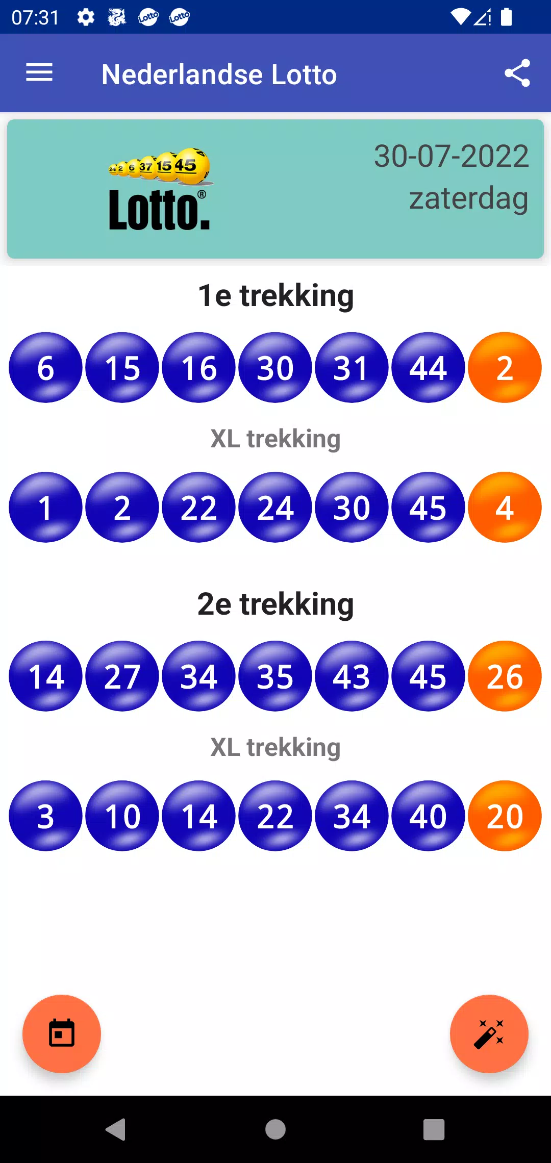 Nederlandse Lotto Voorspelling Скриншот 1
