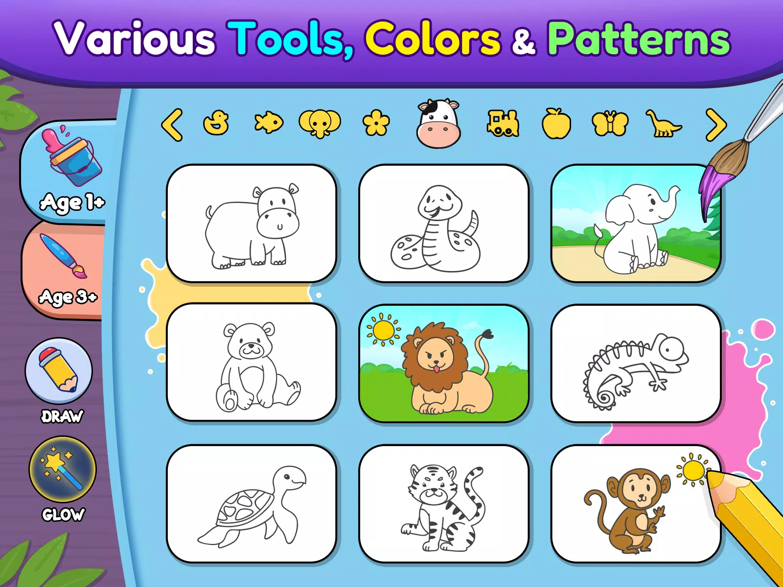 Coloring games for kids: 2-5 y應用截圖第4張