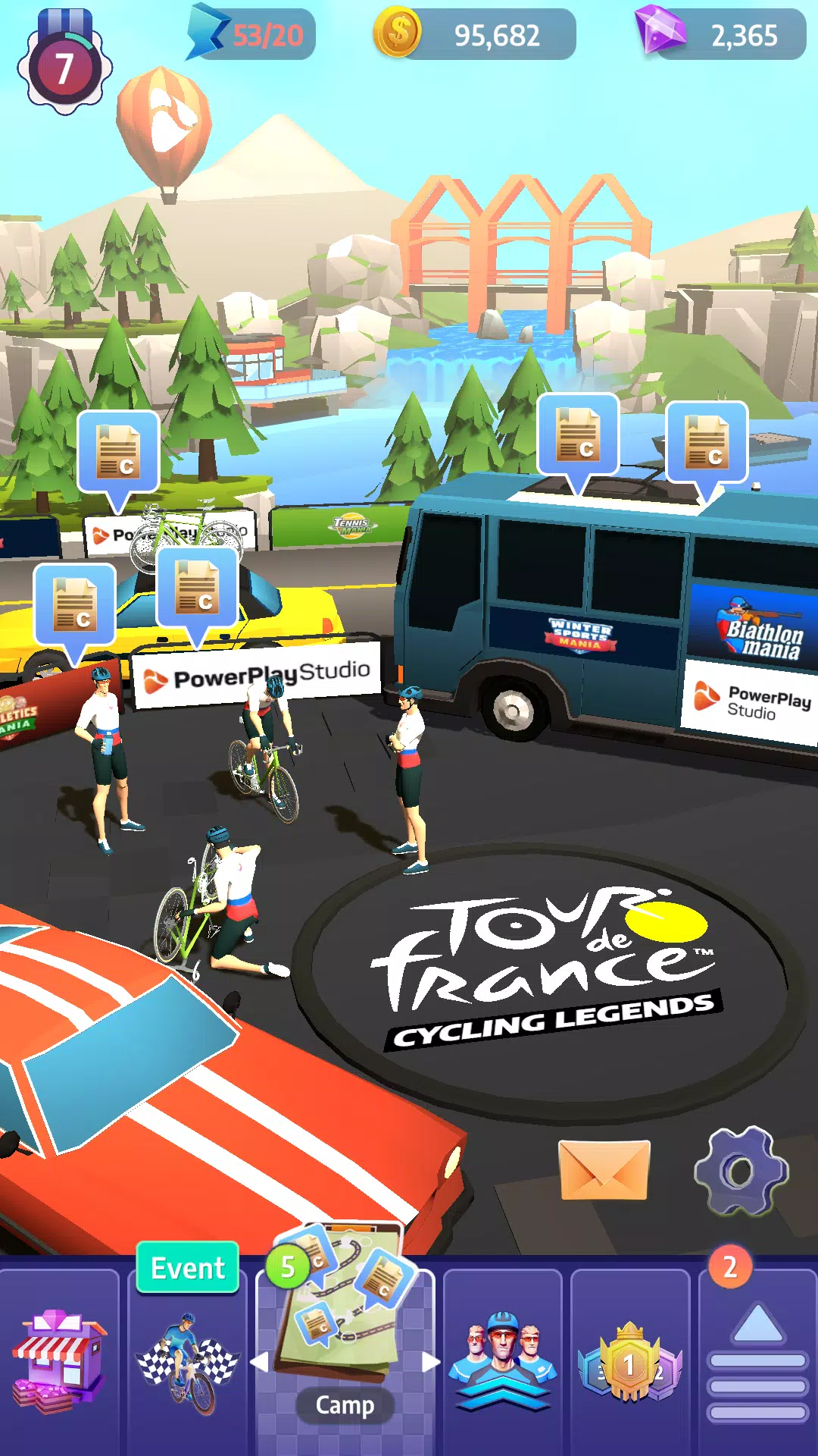 Schermata Tour de France Cycling Legends 1