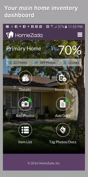 HomeZada Mobile Captura de pantalla 1
