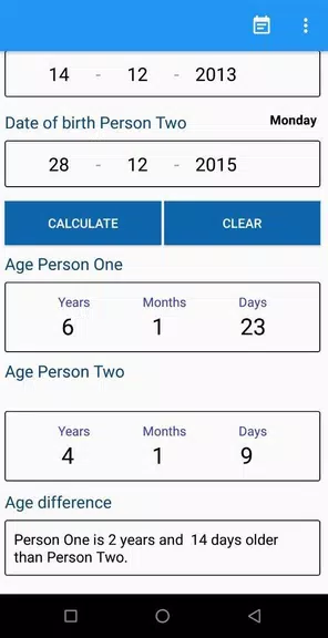 Age Calculator स्क्रीनशॉट 2