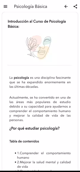 Psicología Básica Captura de pantalla 2