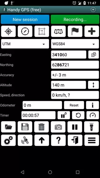 Handy GPS lite Tangkapan skrin 1