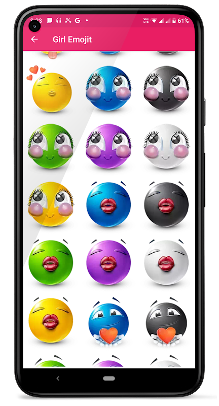 Kiss Me Love Stickers: Kiss Me Wallpaper Ekran Görüntüsü 2