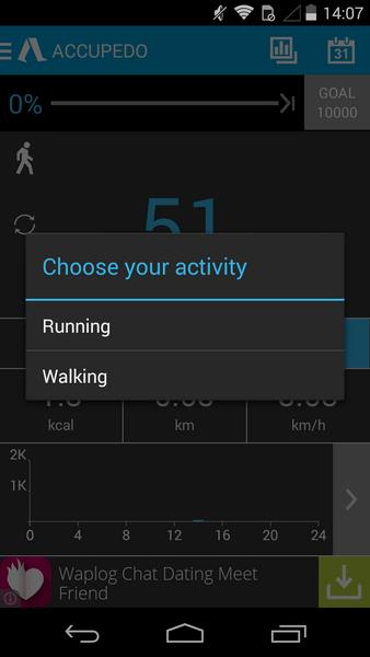 Schermata Accupedo Pedometer 2