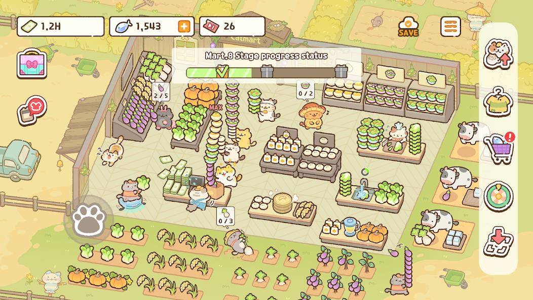 Cat Mart: Cute Grocery Shop Mod應用截圖第4張