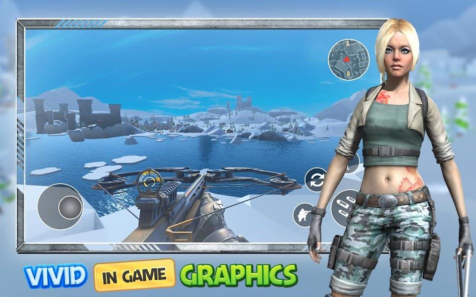 Survival Battle Offline Games Mod स्क्रीनशॉट 2