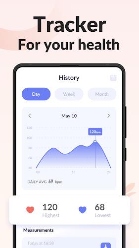 Heart Rate Monitor: Pulse 스크린샷 2