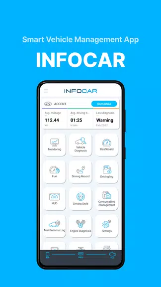 Infocar - OBD2 ELM Diagnostic Ảnh chụp màn hình 1