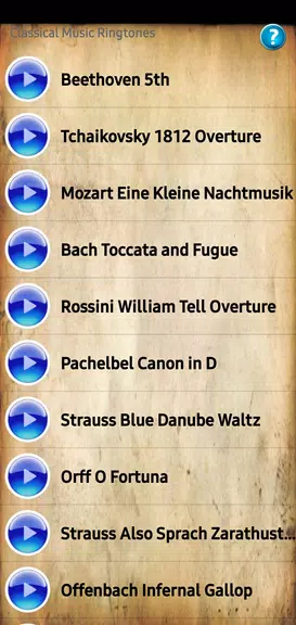 Classical Music Ringtones Captura de tela 1