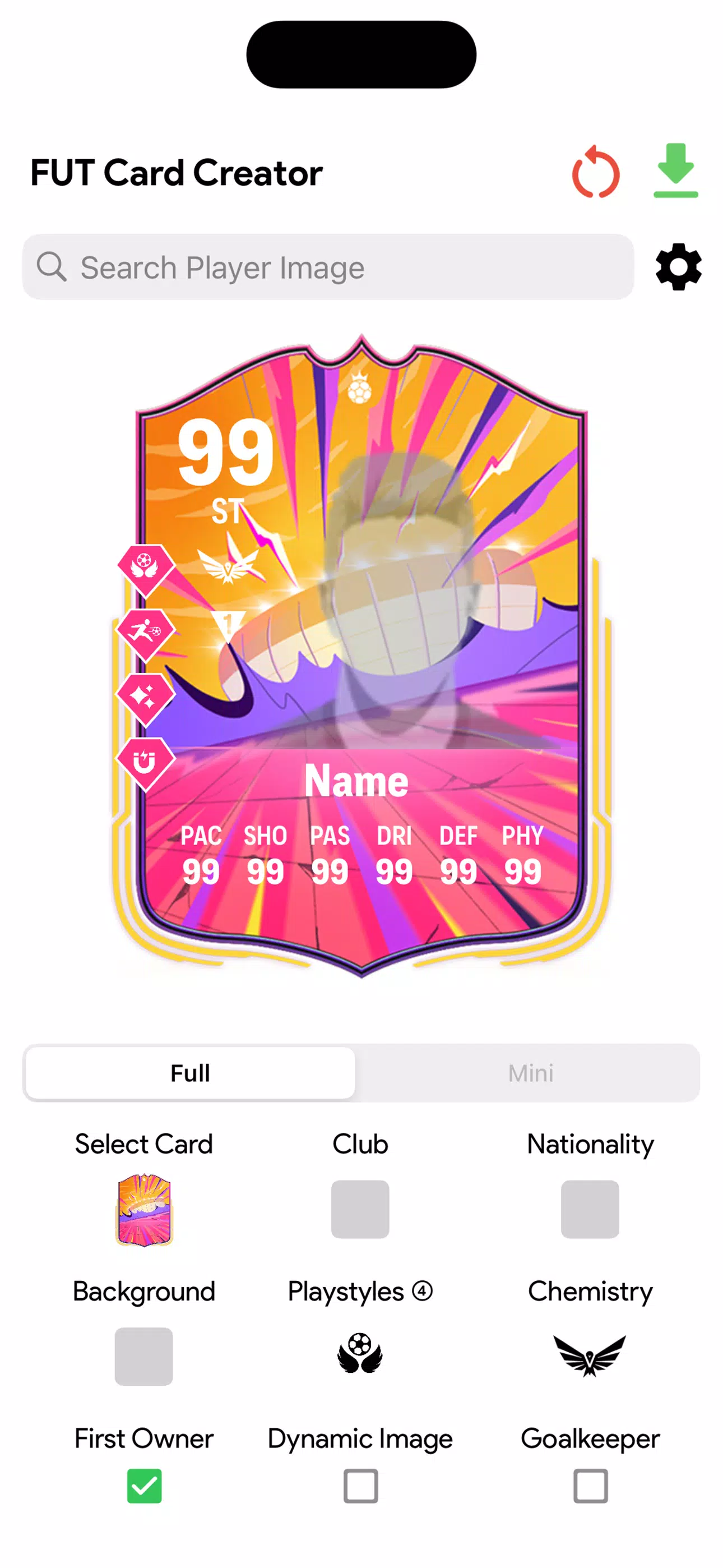 FC Card Creator 25應用截圖第1張
