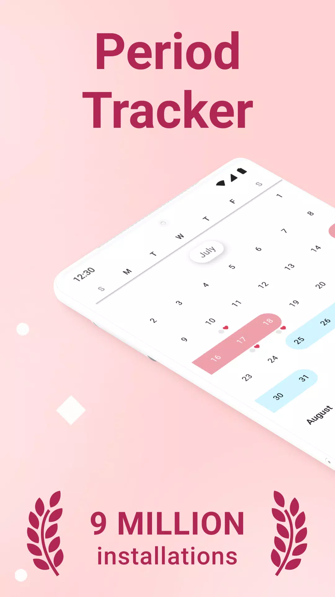 Clover－Period & Cycle Tracker Tangkapan skrin 1