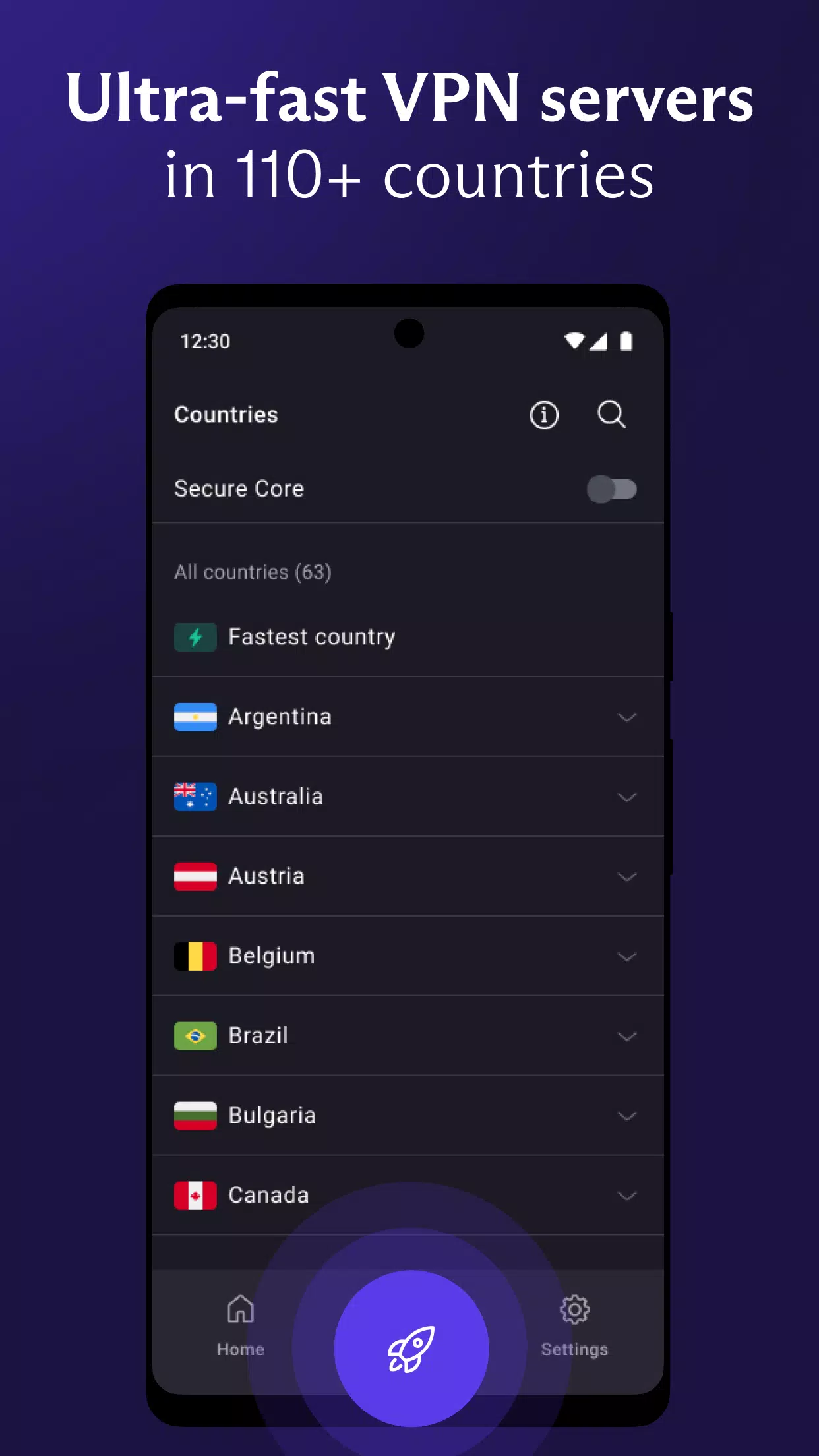 VPN Proton: Fast & Secure VPN应用截图第3张