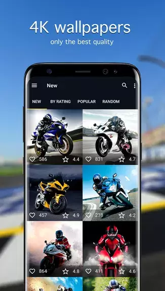 Sports Bike Wallpapers 4K স্ক্রিনশট 1