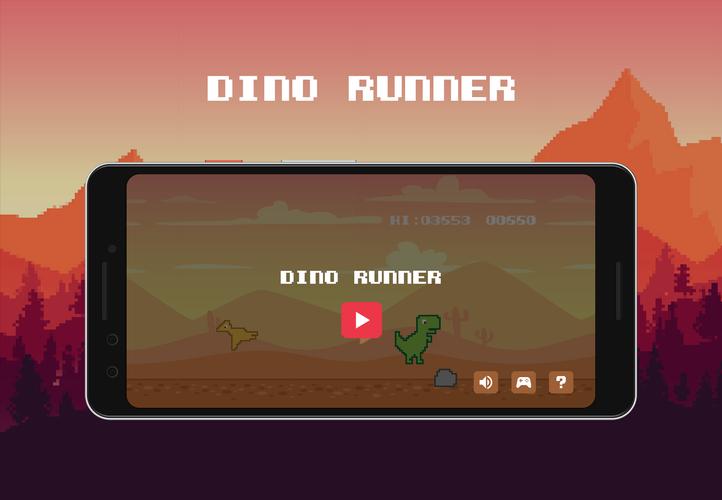 Dino - desert runner Screenshot 1