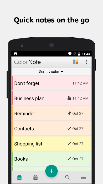 ColorNote блокнот заметки Скриншот 1