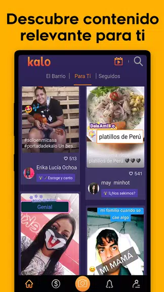 Kalo Videos - Red Social de Latinos スクリーンショット 1