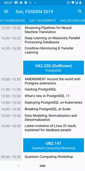 Giggity (schedule viewer) Captura de tela 2
