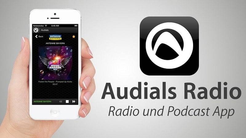 Schermata Audials Radio Pro 1