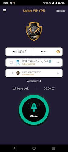 Spider VIP VPN Schermafbeelding 3