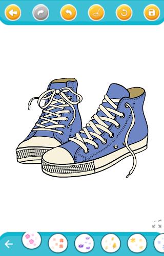 Schermata coloring sneakers 2