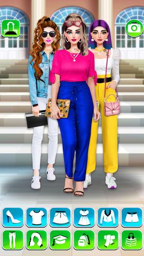 College Girls Fashion Dress Up Скриншот 1