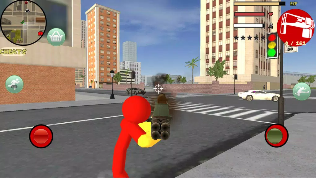 Iron Stickman Rope Hero Gangst Ảnh chụp màn hình 2