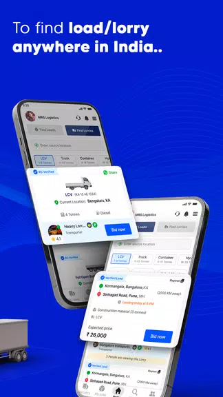 Vahak: Book Online Truck, Load Capture d'écran 3
