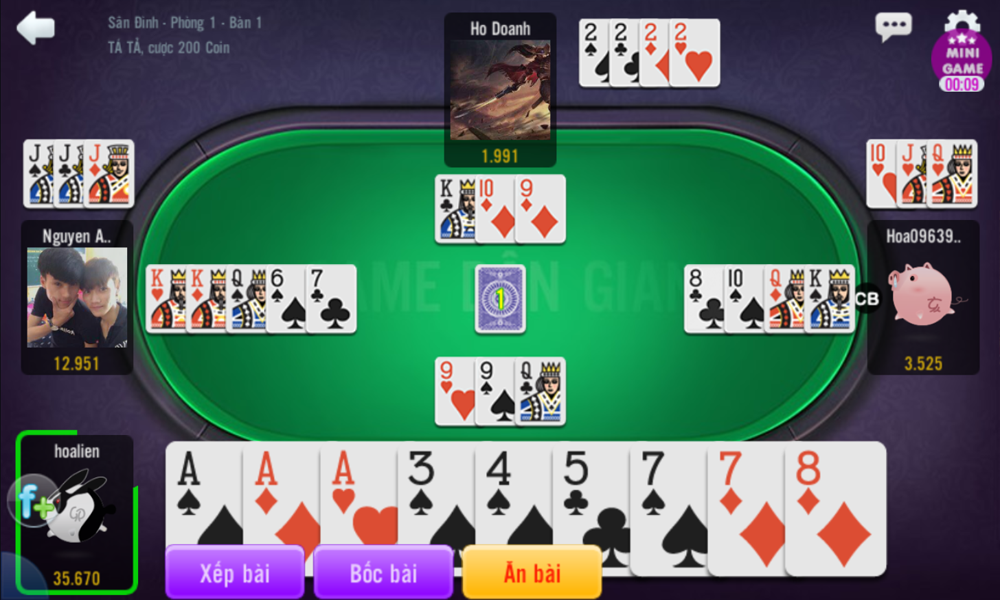 Game Bai BigA Tangkapan skrin 2